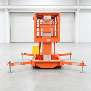 Plateforme <span class=keywords><strong>de</strong></span> travail aérienne mobile hydraulique télescopique <span class=keywords><strong>de</strong></span> 6 mètres, capacité <span class=keywords><strong>de</strong></span> 200 kg, design compact, pour l'entretien intérieur et extérieur - Product Image 1