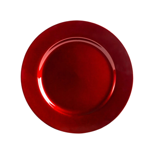 จานสีเงินพลาสติก13นิ้วสำหรับงานแต่งงานงานเลี้ยงคริสต์มาสจานอาหารค่ำใต้จานตกแต่งโต๊ะจานชาร์จ - Product Image 3