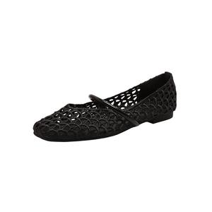 Scarpe da <span class=keywords><strong>Donna</strong></span> Intrecciate alla Moda 2025, <span class=keywords><strong>Ballerine</strong></span> <span class=keywords><strong>con</strong></span> Punta Quadrata, Tomaia in Rete Intrecciata, <span class=keywords><strong>Tacco</strong></span> Basso, Mary Jane per Signore - Product Image 5