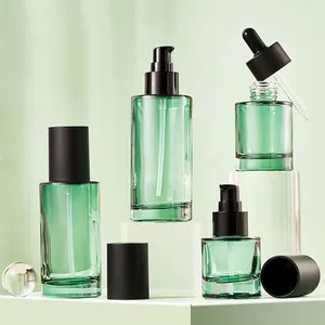 Hot-Selling High-End Nieuwe Cosmetische Glazen Fles Emulsie Essence Fles Spot Hydraterende Hydraterende Water Cream Fles