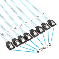 LUNG KAY SlimSAS 8i SFF-8654 a 8 Puertos SATA 12Gbps, Adaptador Interno Mini SAS para Servidor, Almacenamiento RAID, Venta al Por Mayor de Fábrica