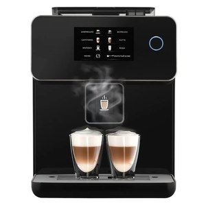 Máquina de Café Espresso, Cappuccino y Latte Comercial, Totalmente Automática, Inteligente, con Pantalla Táctil de Acero Inoxidable, para Hotel, Fábrica, Personalizable - Product Image 1