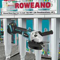 Professionnel 18V alimenté par batterie bricolage outils électriques Machine de polissage 125mm grande meuleuse d'angle sans brosse rectifieuse à glissière