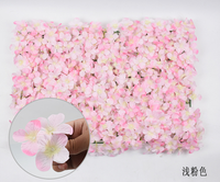 Dekorasi Pernikahan Bunga Putih, Bunga Imitasi Hydrangea Panel Latar Belakang Dinding Bunga Putih