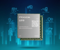 Module IoT Fibocom LTE Cat 1 Bis LE610-GL, module GSM GNSS LTE/Downlink jusqu'à 10,3 Mbps, emballage LCC+LGA