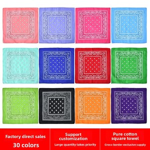 Bandane 100% Cotone, Fazzoletto Quadrato <span class=keywords><strong>Multiuso</strong></span>, Maschera per il Viso e Fascia per Capelli per Uomini e Donne - Product Image 4