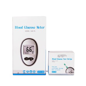 GLM-76 Auto-coding Hot <strong>Sale</strong> Blood Glucose Meter test Meter Kit with test Strips Lancets Portable Blood Glucose Meter - Product Image 2