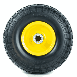 10 Zoll 4,10/3, 50-4 Tubeless Pu Foam Solid Outer Wheel für Schubkarre - Product Image 2