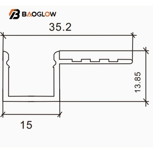 2025 New Arrivals 15*15 Customized Lace Drywall Ceiling Led Aluminum Led Profile Led Strip Plaster Gypsum Board Ceilings - Product Image 5