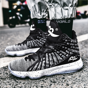 Chaussures de <span class=keywords><strong>basket</strong></span>-ball montantes pour hommes, neuves, résistantes à l'usure et respirantes pour la marche en été, en hiver et en automne - Product Image 3