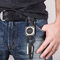 Porte-clés rechargeable avec ouvre-bouteille, mousqueton, traqueur GPS et Bluetooth pour bagages