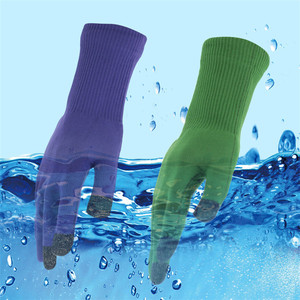 Gants de ski personnalisés imperméables, chauds, respirants, compatibles écran tactile, anti-gel, tricotés, pour le cyclisme et les activités de plein air - Product Image 2