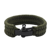 Bracelet Paracord Tactique de Camping EDC Manille Imperméable pour Gadgets Extérieurs