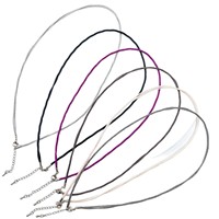 Cordon coloré coréen Haomi avec boucle en cuivre pour accessoires de bijoux DIY