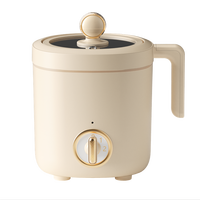Nouvelle innovation 1.2L Mini pot électrique fendu marmite électrique portable