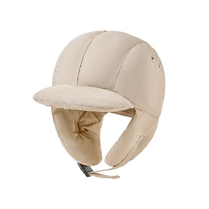 Chapeau Lei Feng, bonnet de ski beige, coupe-vent, chaud, doublé de polaire, chapeau de cyclisme d'extérieur - Product Image 1