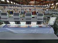 Machine à broder informatisée puissante Jinyu, nouvelle, 4 têtes, écran tactile, haute efficacité, pour usage domestique et industriel