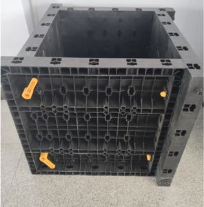 Moules préfabriqués en plastique de pilier de colonne romaine carrée en béton de ciment pour la Chambre - Product Image 4