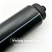 Bouteille d'eau sport Jia Pin Da 1L souple, compressible, de qualité alimentaire, anti-fuite, réutilisable, écologique, sans BPA pour adultes