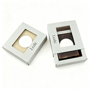 <span class=keywords><strong>Made</strong></span> <span class=keywords><strong>in</strong></span> China riciclabile Kraft finestra aperta supporto servizio personalizzato sapone scatole di imballaggio cassetto con inserzione - Product Image 2