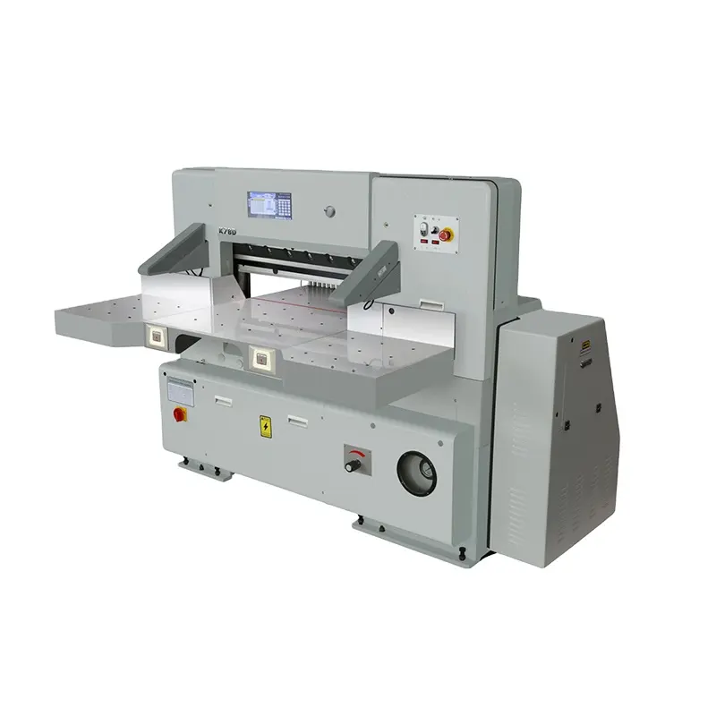 Factory Directly Touch Screen Paper Cutting Machine Used For paper products plastic thin film and leather