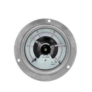 Equipamento Electro Mecânico Manômetro 4 polegadas Escala Dupla Medidor De Pressão De Contato Elétrico 250bar <span class=keywords><strong>25Mpa</strong></span> - Product Image 1