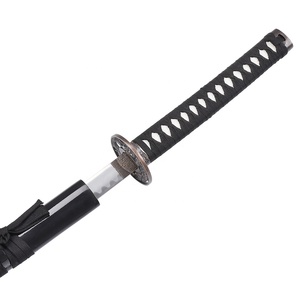 Réplique d'arme en acier carbone Longquan de 102 cm, véritable réplique artisanale, Black Water Dragon, katana traditionnel japonais - Product Image 3