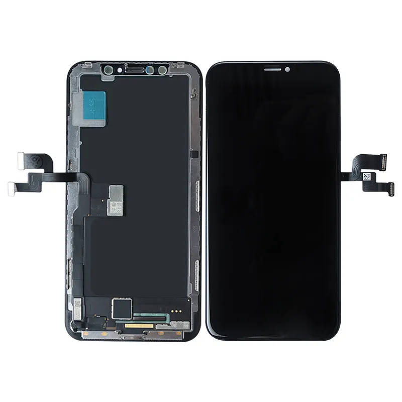 IPhone 5s 6 6s 7 8 plusディスプレイ用、iphone xr 11 xsデジタイザーアセンブリ用モバイルパーツ携帯電話lcd