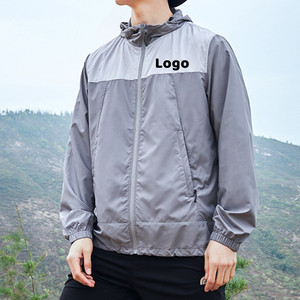 OEM Customized Long <strong>Thin</strong> Mens Reflective Outdoor Blank Hiking Fishing Softshell <strong>Waterproof</strong> Windbreaker <strong>Jacket</strong> - Product Image 5