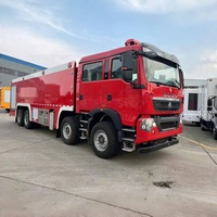 Camion de pompiers à roues motrices 6x4 HOWO Heavy Duty avec canon à eau sauvetage chinois Diesel nouvel état disponible à la vente