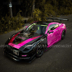 Vari Vrs Kamikaze-R Super <span class=keywords><strong>Sonic</strong></span> Ver 2 Style demi-garde-boue avant en fibre de carbone pour Nissan R35 Gtr 2008-2016 - Product Image 3