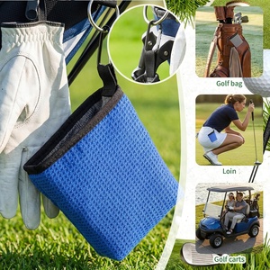 <span class=keywords><strong>Sac</strong></span> de nettoyage de clubs de <span class=keywords><strong>golf</strong></span> portable, léger et multifonctionnel avec clip détachable et doublure imperméable, <span class=keywords><strong>sac</strong></span> de nettoyage de balles de <span class=keywords><strong>golf</strong></span> - Product Image 3