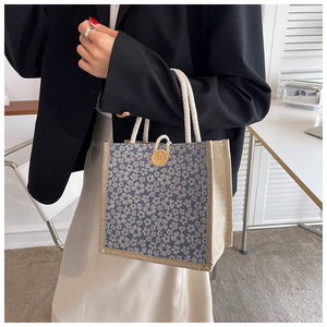 Sac fourre-tout en toile imprimé avec logo personnalisé, grande capacité, fermeture éclair, pour bonbons, promotion, cadeau pas cher, sac de shopping en gros - Product Image 3