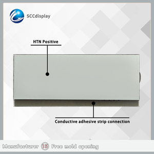 Módulos de visualización de <span class=keywords><strong>7</strong></span> segmentos personalizados antideslumbrante HTN, pantalla <span class=keywords><strong>LCD</strong></span> monocromática para instrumentos, venta al por mayor, - Product Image 3