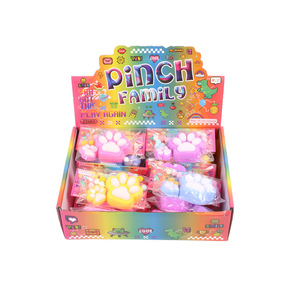 Lot de jouets sensoriels en silicone souple en forme de patte de chat, jouets créatifs anti-stress à presser, vente en gros pour cadeaux - Product Image 5