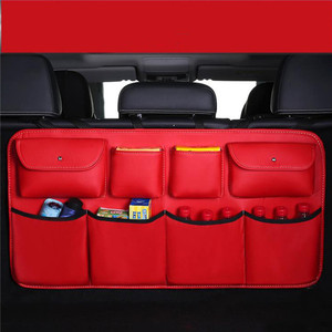 กระเป๋าหนังเบาะรถสำหรับเก็บของ<span class=keywords><strong>ภายใน</strong></span>รถกระเป๋าแขวนท้ายรถโลโก้ตามสั่ง - Product Image 2