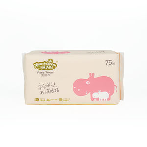 Ücretsiz örnek fabrika OEM tek kullanımlık % 100% pamuk temizleme yumuşak pamuk doku ile 75 adet - Product Image 2