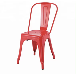 Chaise industrielle en <span class=keywords><strong>fer</strong></span> <span class=keywords><strong>forgé</strong></span> avec dossier, chaise <span class=keywords><strong>de</strong></span> café rétro pour salle à manger, table <span class=keywords><strong>de</strong></span> bar décontractée, style rétro reconstruit - Product Image 6