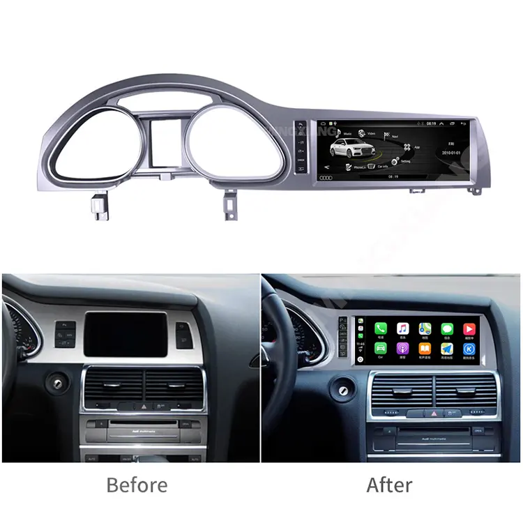 1025 Navigation d'écran pour Audi Q7 2005-2015 Android navigation carplay voiture navigation GPS voiture vidéo voiture lecteur DVD