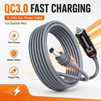 Kabel Daya Pemantik Rokok Mobil 12-24V untuk Starlink Mini DC Plug Power Cord Output Stabil Plug and Play OEM ODM