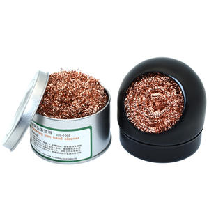 Limpiador de bolas de latón antiestático en forma de espiral, herramienta eficaz de eliminación de <span class=keywords><strong>estaño</strong></span> para <span class=keywords><strong>soldar</strong></span> puntas de hierro, esponjas de limpieza, estropajos - Product Image 1