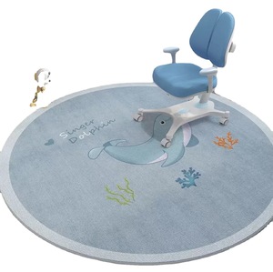 <span class=keywords><strong>Tapis</strong></span> rond antidérapant en fibre <span class=keywords><strong>de</strong></span> polyester imprimé <span class=keywords><strong>pour</strong></span> enfants, idéal <span class=keywords><strong>pour</strong></span> la lecture, le salon, le bureau, la <span class=keywords><strong>chambre</strong></span> à coucher, le chevet ou sous la chaise d'ordinateur. - Product Image 5