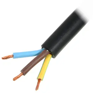 Flame Resistant Flexible 3x1.5mm2 H07RN-F h05rn-f 3g 1.0 mm2 3g0.75 2x0 75 Rubber Sheath Power Cable