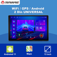 Lecteur Pioneer 13 pouces pour voiture, écran tactile Android, système de navigation GPS, autoradio, système audio, électronique automobile, lecteur DVD de voiture