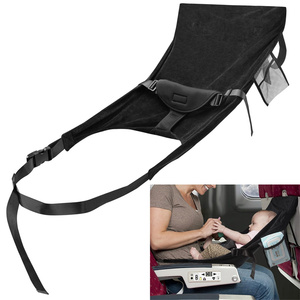 Soft Velvet Knitted Material Baby Travel Bed Portable <b>Airplane</b> <b>Seat</b> <b>Extender</b> Anti-static U-Shape Removable Washable Travel - Product Image 1