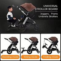 Nouveau design universel 2-en-1 de poussette pour enfants avec siège pour les voyages en plein air
