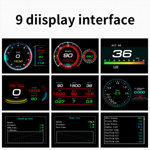 <span class=keywords><strong>Amazon</strong></span> top vendedor escaner automotriz HUD gps obd escáner coche del coche eléctrico velocidad cabeza pantalla F9 - Product Image 3