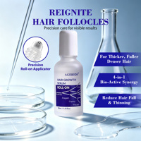 Sérum Capillaire Portable Anti-Grebouillis à Base de Peptides pour la Croissance des Cheveux Abîmés et Clairsemés, Disponible en Marque Blanche