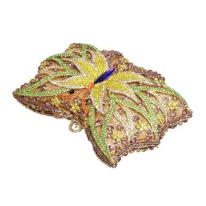 Luxe femmes papillon cristal sac de soirée mignon strass pochette diamant sac à main pour fête mariage Style de mode - Product Image 4