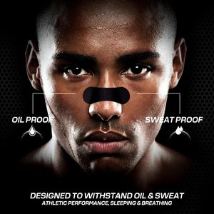 Black Skin <b>Clear</b> Nose <b>Tape</b> Patch Breathing Nasal Strips Improve Sleep Quality Anti Snoring Nasal Strips for Sport - Product Image 2
